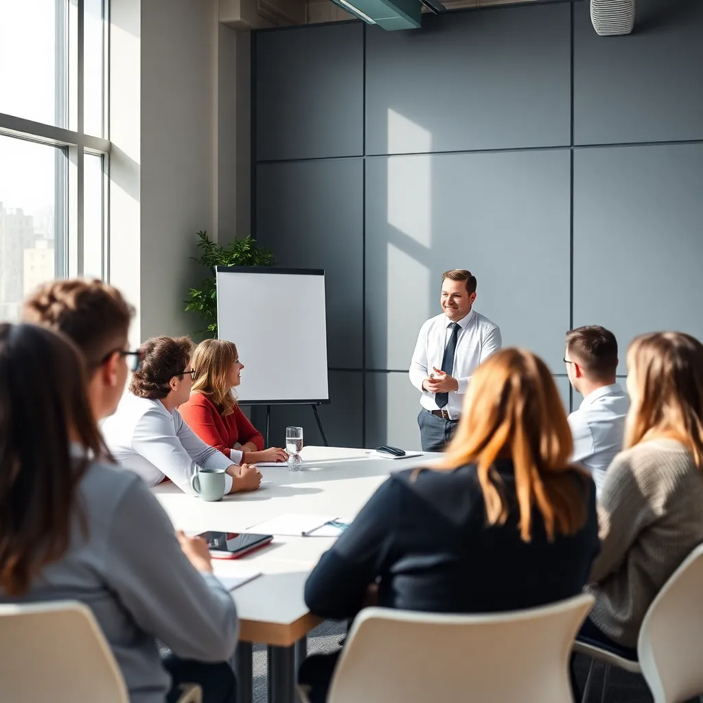 Zelfbewustzijn oefening tijdens een Nederlandse training sessie