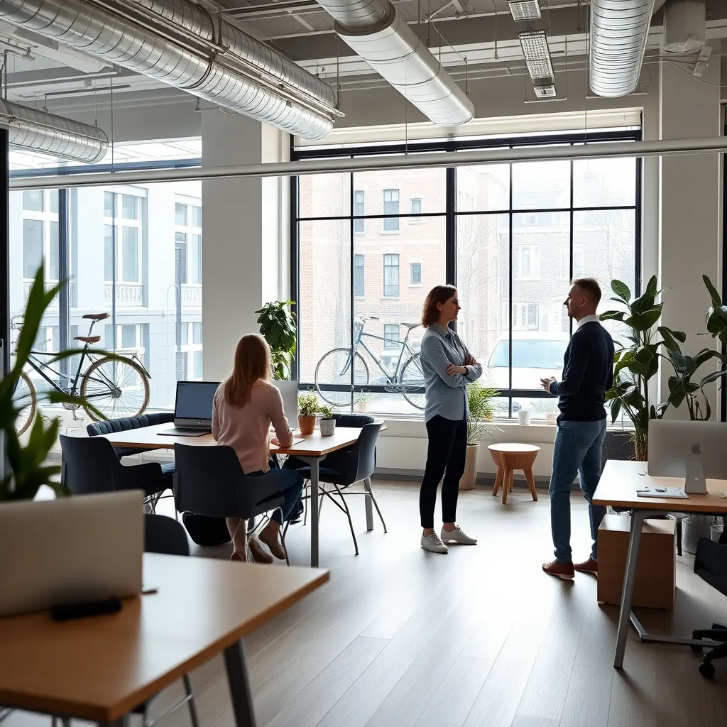 Nederlandse professionals in een open kantooromgeving met typisch Nederlandse werkcultuur